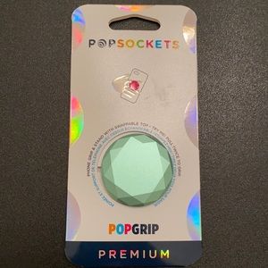 Metallic Diamond Ultra Mint Premium Popsocket